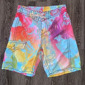 True Religion Mens Boardshort Swim Trunks
